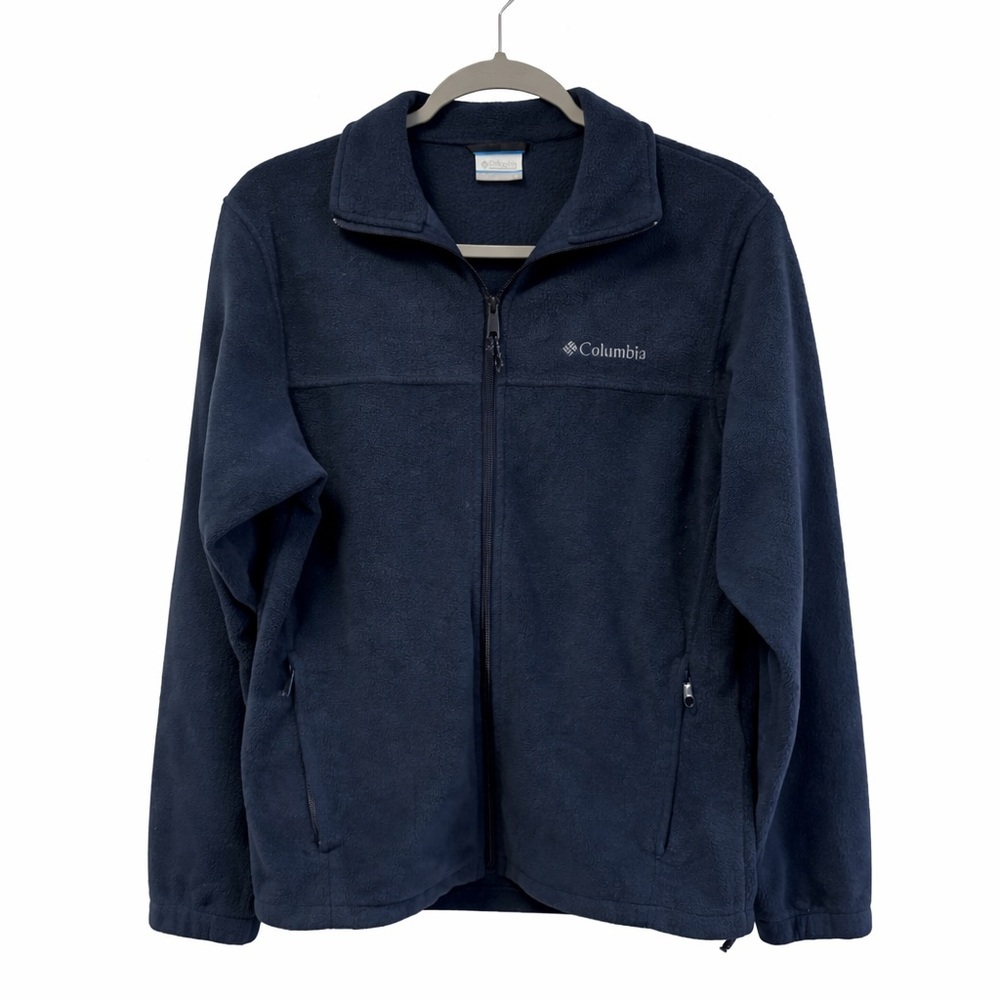 Columbia Men's Blue Full-Zip Fleece Jacket, Size M - Picture 4 of 8